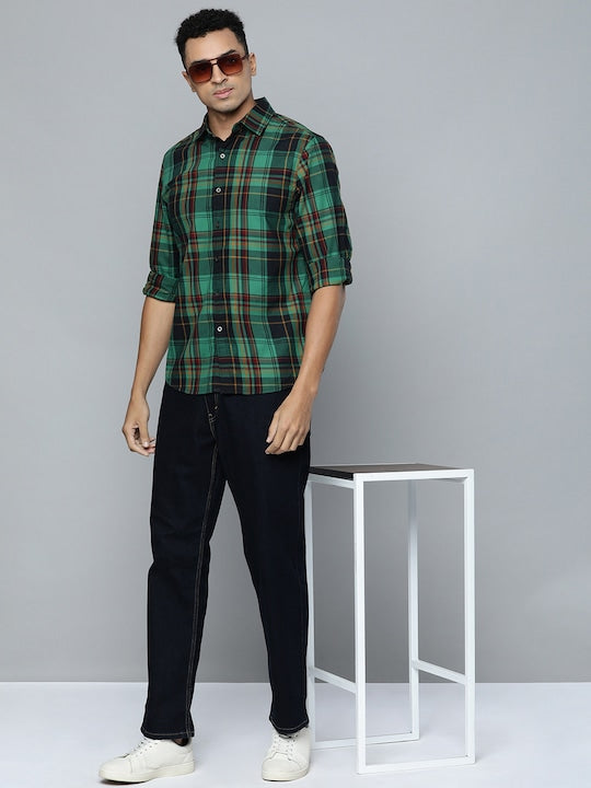Men's Checkered Spread Collar Shirt by Levi's