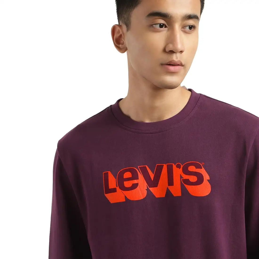 Logo Print Round-Neck Sweatshirt by Levi's