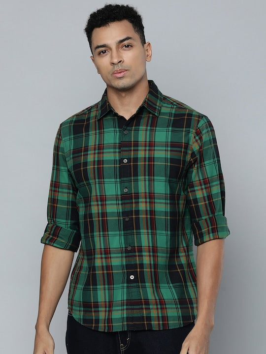 Men's Checkered Spread Collar Shirt by Levi's