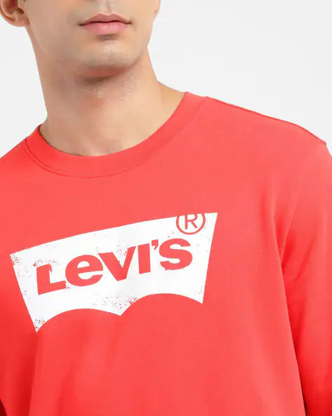 Logo Print Round-Neck Sweatshirt by Levi's
