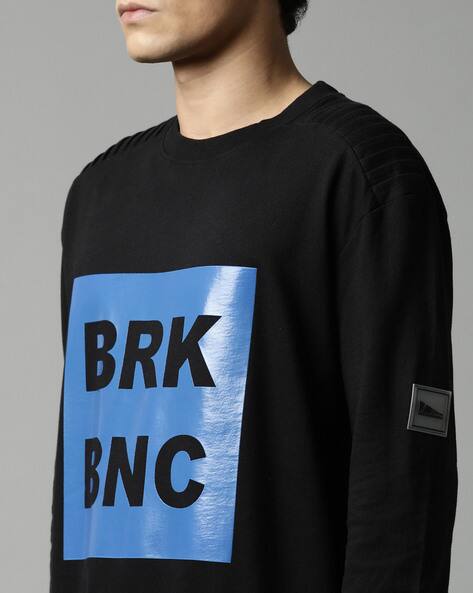 Typographic Print Crew-Neck sweatshirts by Break Bounce