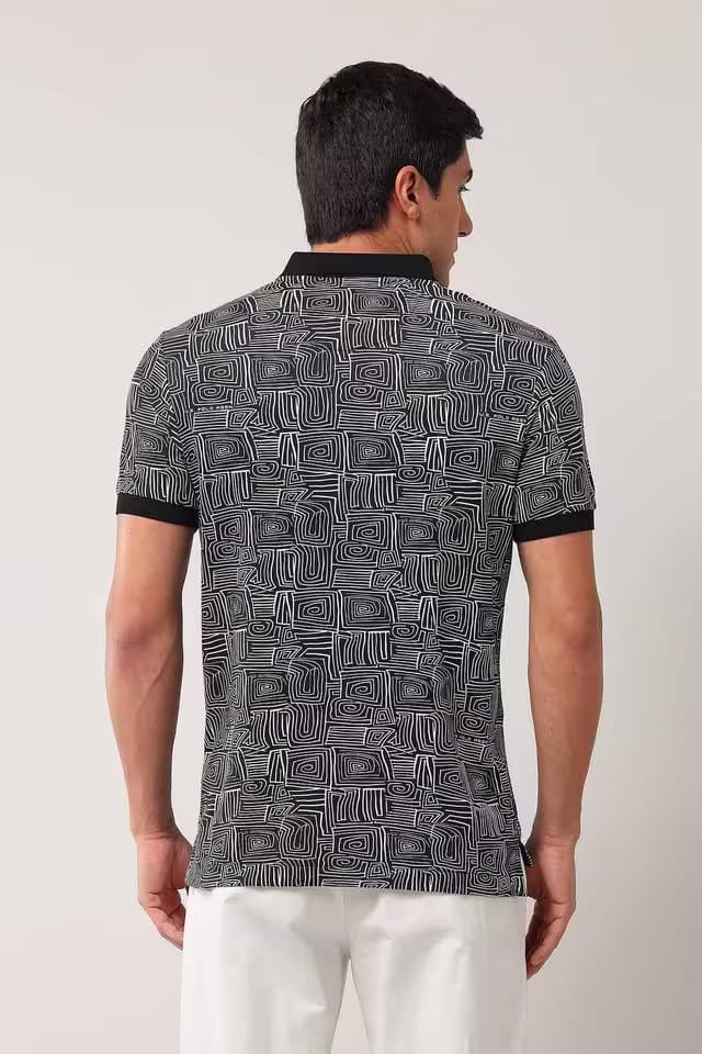 USPA printed cotton men's tshirt