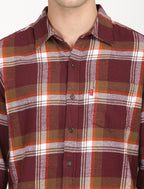 Men's Plaid Red Spread Collar Shacket Levi's