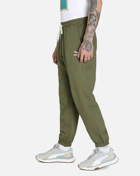 Men Mid Rise Straight Track Pants by PUMA