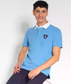 AMERICAN EAGLE OUTFITTERS solid POLO T-SHIRT