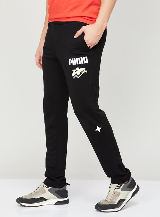 PUMA Men Printed Elasticated Slim Fit Track Pants