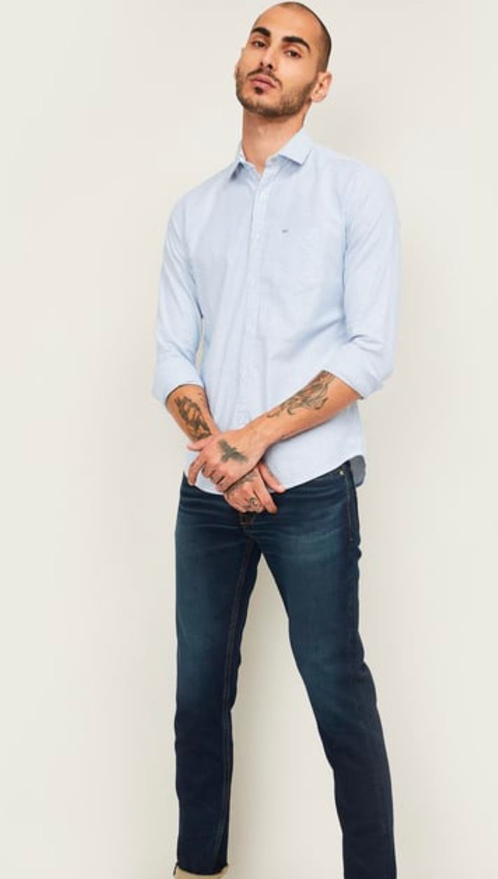 KILLER Men Striped Full Sleeves Slim Fit Casual Shirt