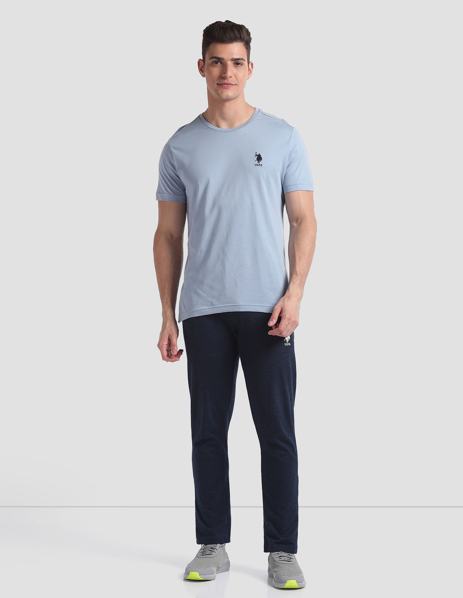 Comfort Fit Cotton Polyester I672 Lounge Track Pants USPA