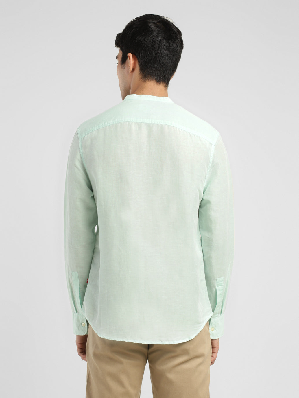 Men's Solid Slim Fit Linen Shirt Levi's