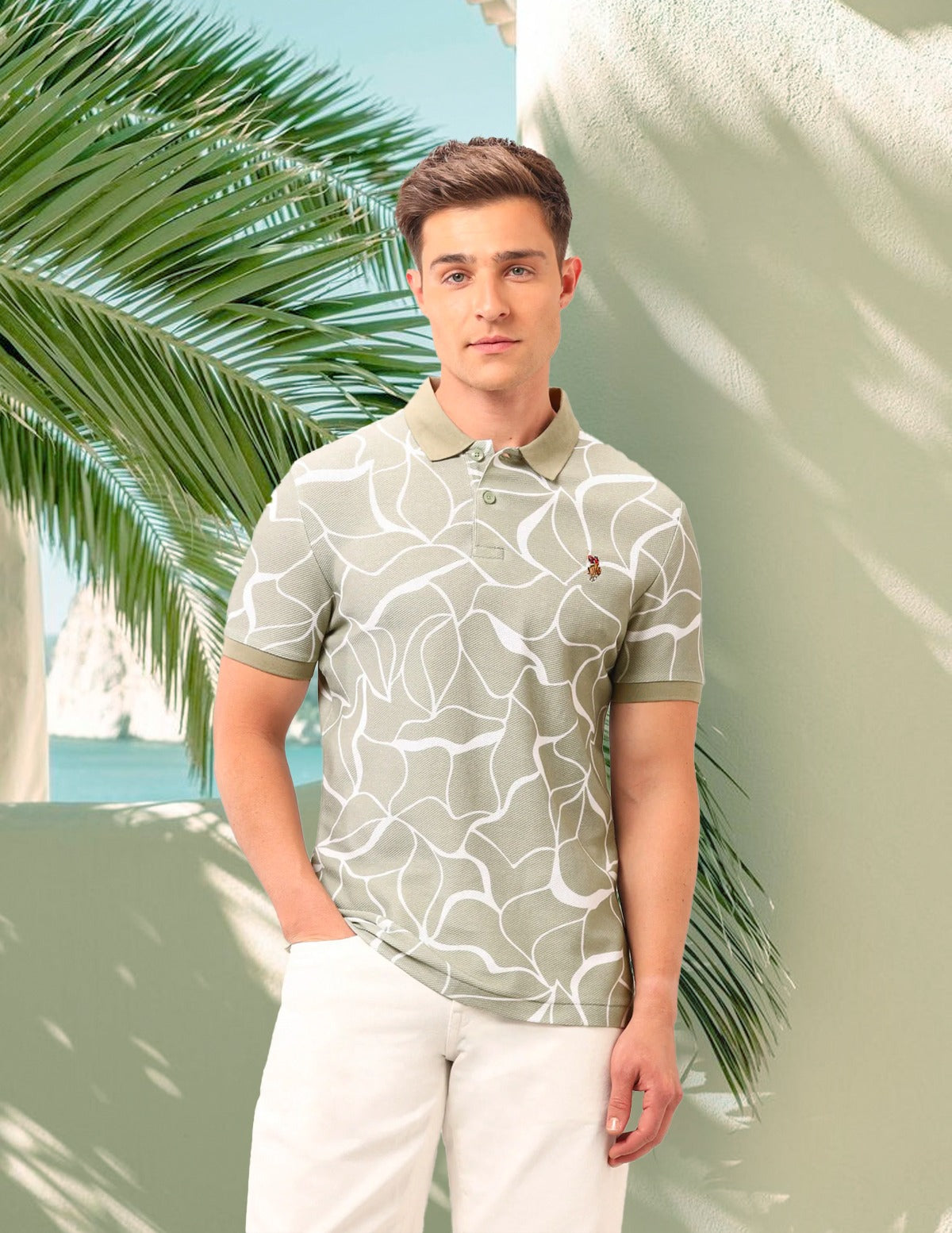 Muscle Fit Outdoor Polo Shirt by U. S. POLO ASSN.