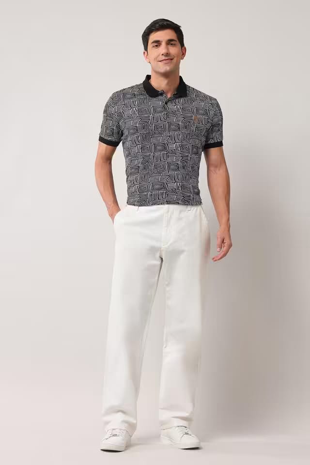 USPA printed cotton men's tshirt