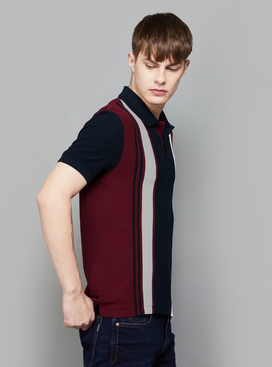 U.S. POLO ASSN. Men Striped Polo T-shirt