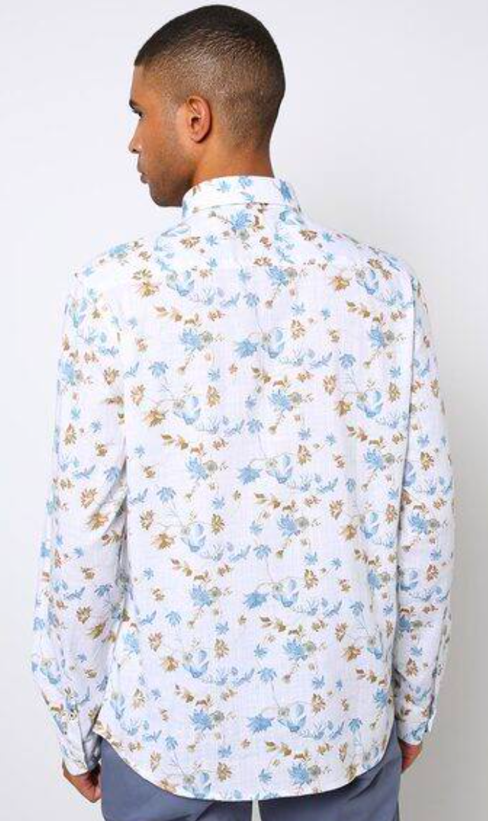 NETPLAY PRINTED REGULAR FIT SHIRT