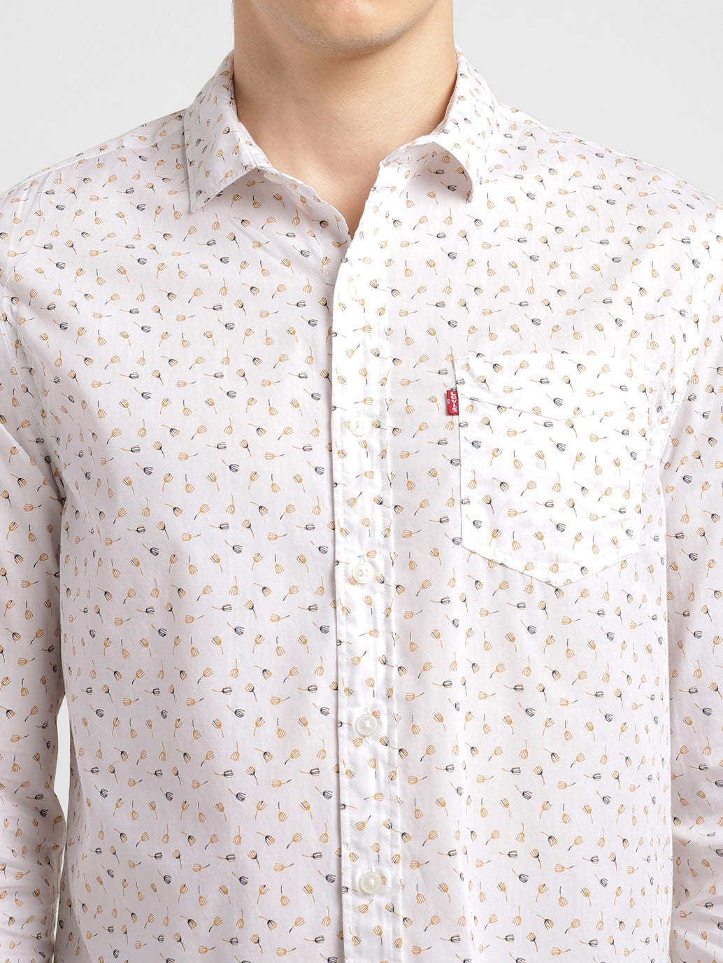 Men's Geometric Print Slim Fit Shirt LEVI'S