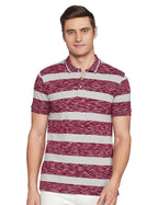 UNITED COLORS OF BENETTON Men's Striped Regular Fit Polo