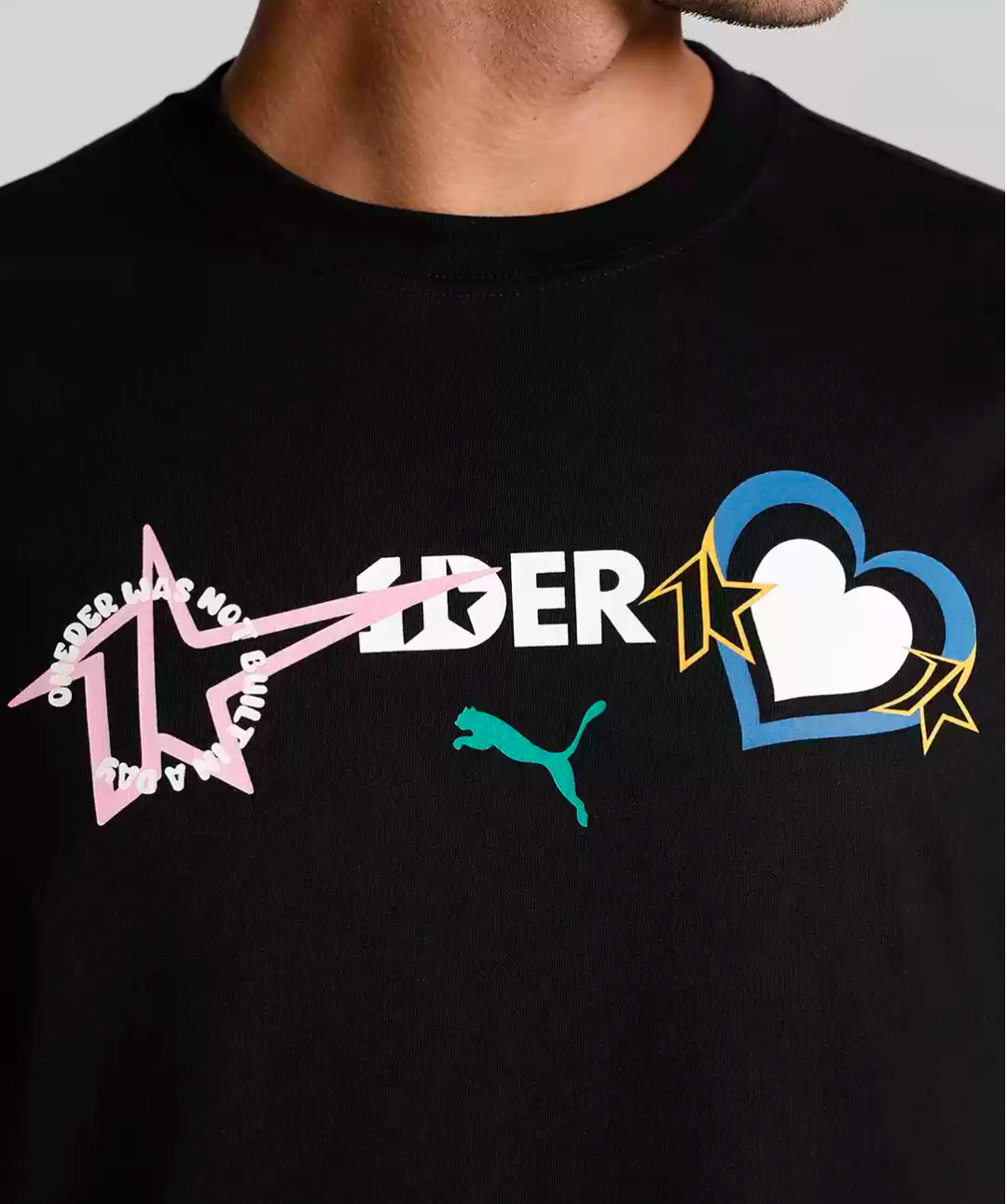 PUMA X 1DER Classic Printed Regular Fit Cotton T-shirt