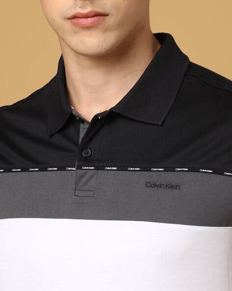 Calvin Klein jeans colourblock regular fit Polo t-shirt