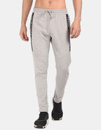 Contrast Tape Heathered Track Pants by Flying Machine