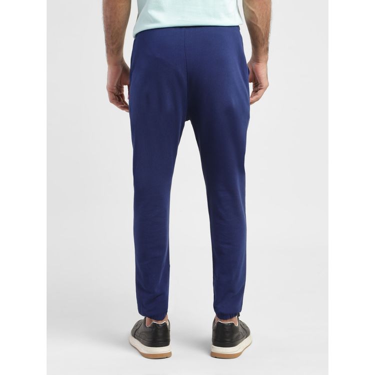 Men Navy Blue Regular Joggers by Levi's