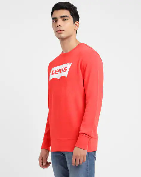 Logo Print Round-Neck Sweatshirt by Levi's
