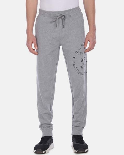 USPA brand printing grey track pant