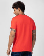 Regular Fit Typographic Printed T-shirt by Spykar