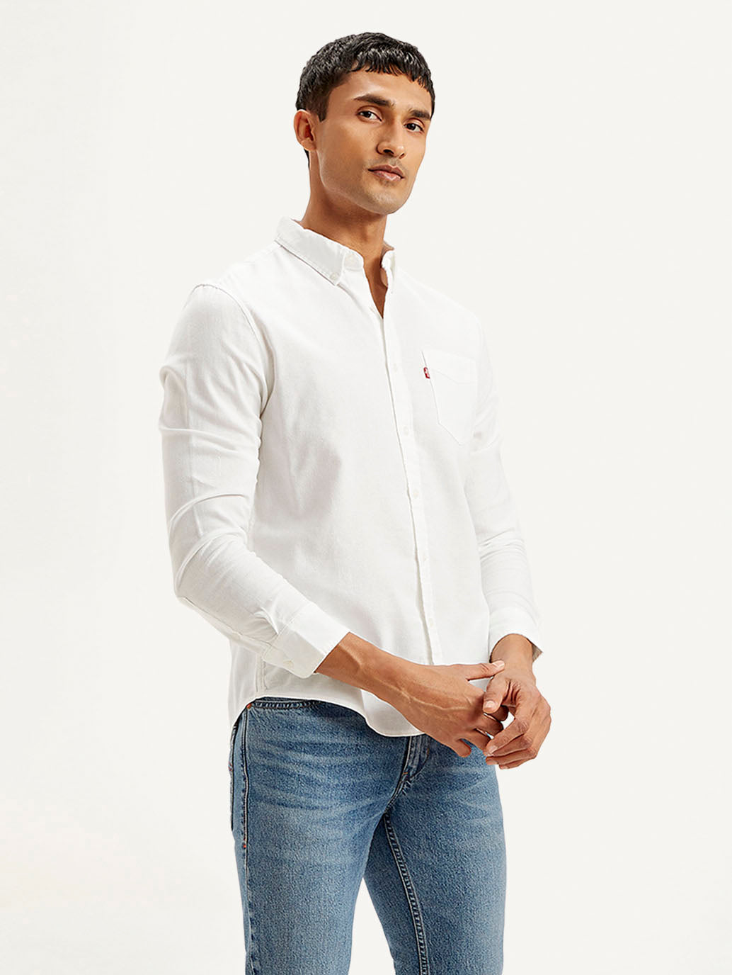 Men's Solid Slim Fit Shirt Levi's